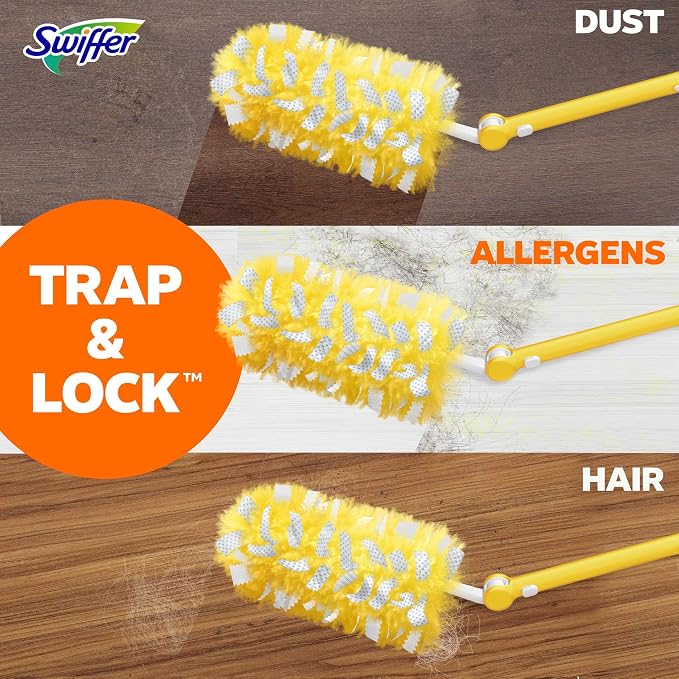 Swiffer Duster Kit with 3 ft Extendable Handle, Dusters - Image 9