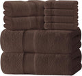 White Classic Luxury Bath Towel Set of 8 Pieces by WhiteClassic