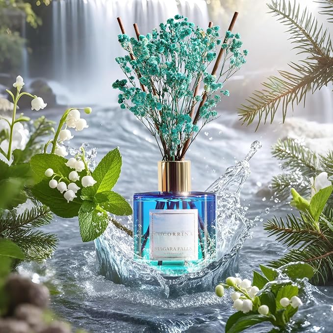 Reed Diffuser - Niagara Falls 6.7 Fl.oz Reed Diffuser Set - Image 4