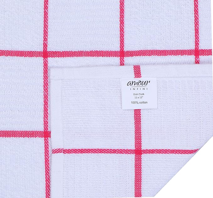 AMOUR INFINI Dish Cloths for Washing Dishes Set of 8 - Image 4