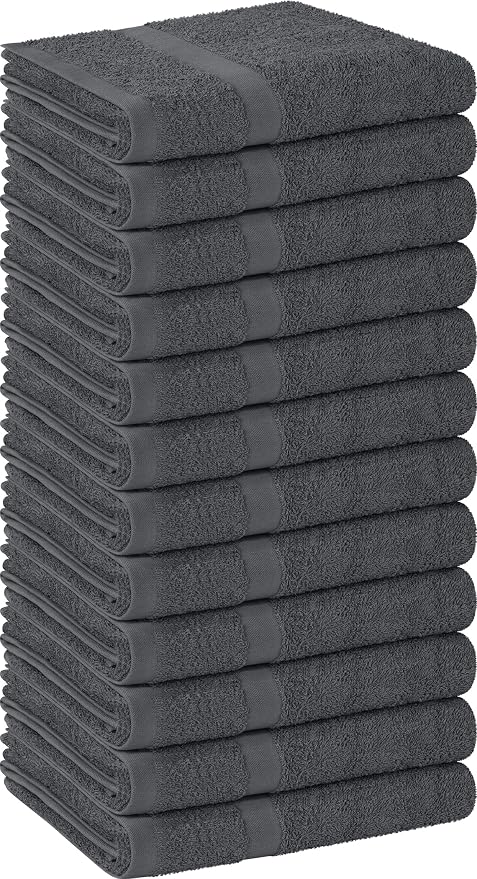 Utopia Towels Salon Towels, 16x27 in, 100% Cotton, Gym & Beauty Care by Unknown