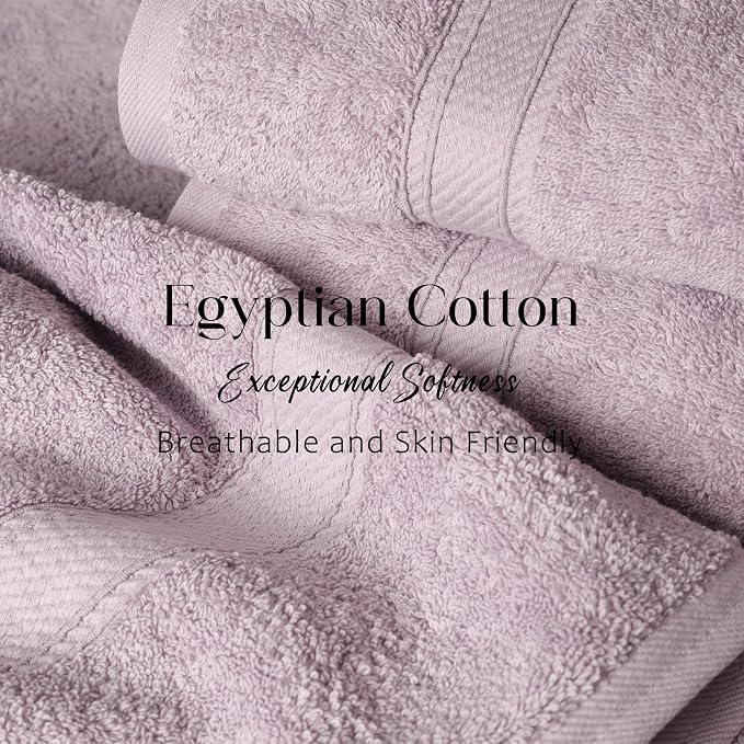 SUPERIOR Egyptian Cotton Ultra Plush & Absorbent, 12 Piece Set - Image 4