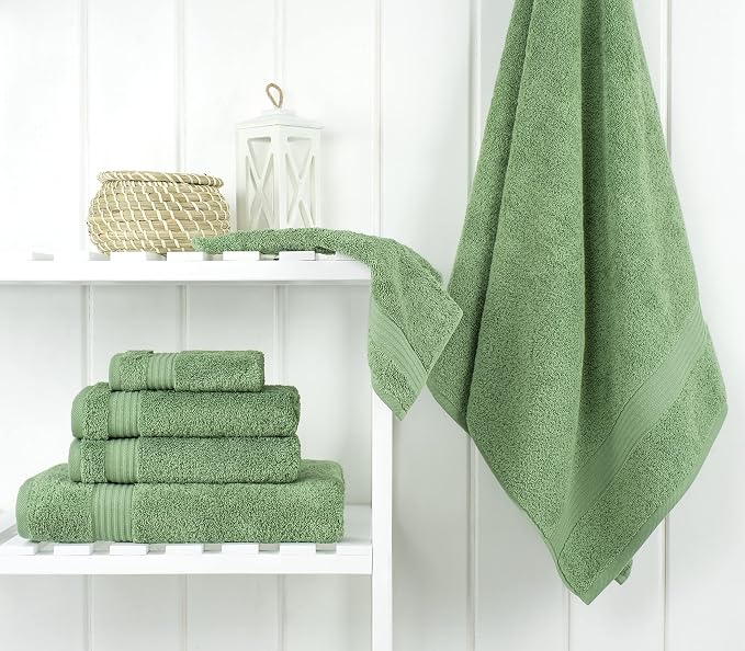 Cotton Paradise Towel Set of 6, 2 Bath Towels, 2 Hand Towels and 2 Washcloths - Image 3