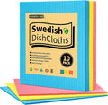 Swedish Dishcloths for Kitchen 10 Pack, Absorbent Dish Towels for Kitchen by HOMERHYME