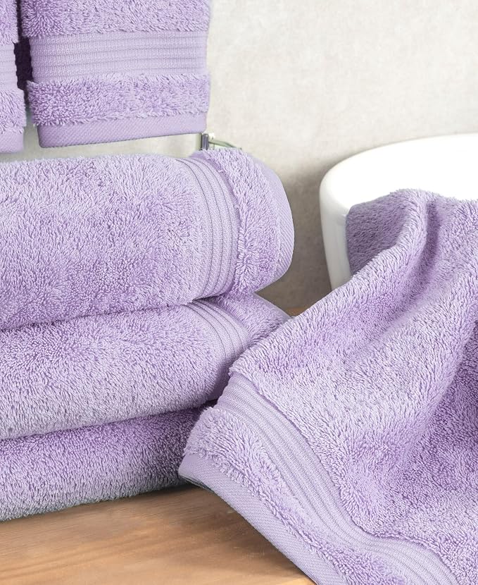 Cotton Paradise 100% Cotton Turkish Towel Set, Soft Absorbent Quick Dry - Image 2