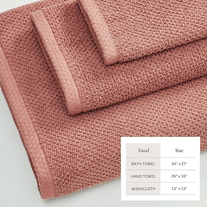 Great Bay Home 100% Cotton 6 Piece Towel Set - Image 4