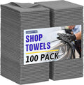 Microfiber Cleaning Cloth, 100 Pack Cleaning Rags Microfiber Towel Bulk by HOMERHYME