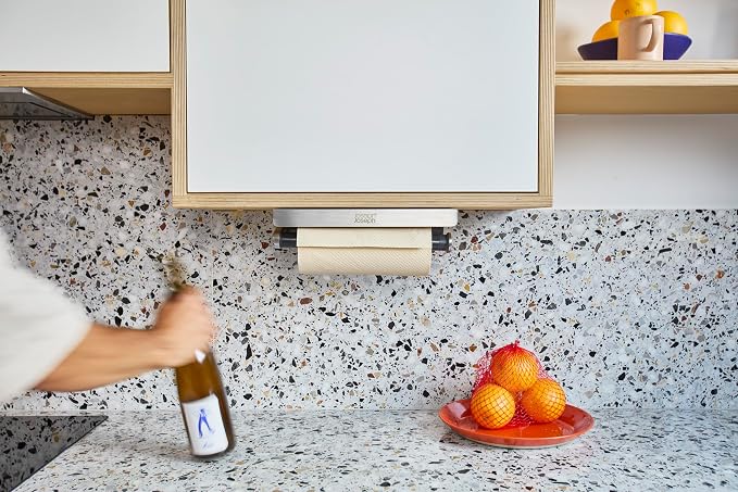 Joseph Joseph RollGrip Under Cabinet Paper Towel Kitchen Roll Holder, - Image 8
