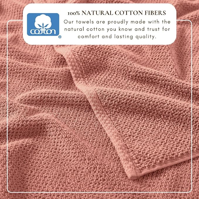 Great Bay Home 100% Cotton 6 Piece Bath Sheet Set - Image 3
