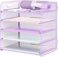Letter Tray Paper Organizer 5-Tier Desk Organizer File Organizer Paper Holder by Sinboun