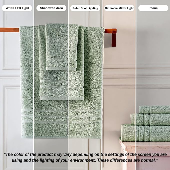 Hammam Linen Washcloth Set Premium Original Turkish Cotton, Hotel Quality - Image 3