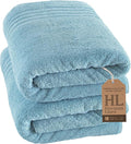 Hawmam Linen Jumbo Large Bath Sheets Towels 2 Pack Soft and Absorbent by HawmamLinen
