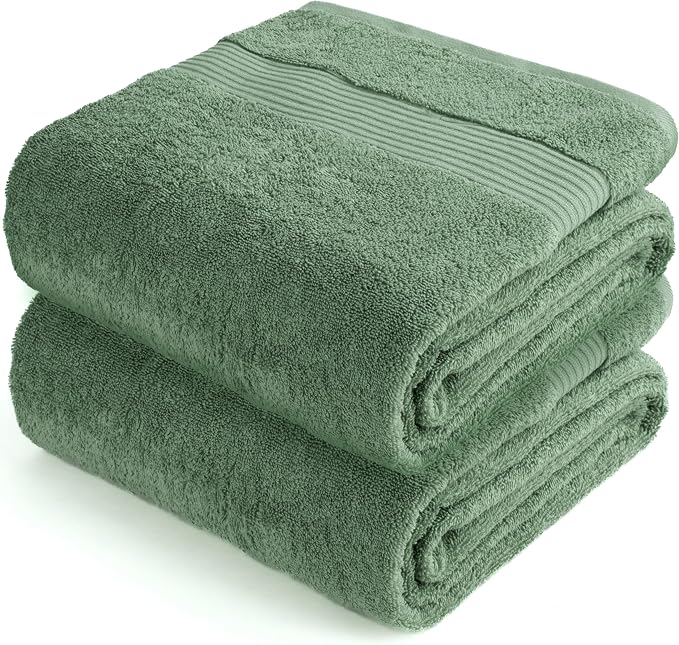 Cotton Paradise 100% Cotton Turkish Towel Set, Soft Absorbent Quick Dry - Image 6