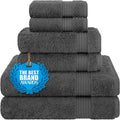 Cotton Paradise Towel Set of 6, 2 Bath Towels, 2 Hand Towels and 2 Washcloths by UNITEDHOMETEXTILE