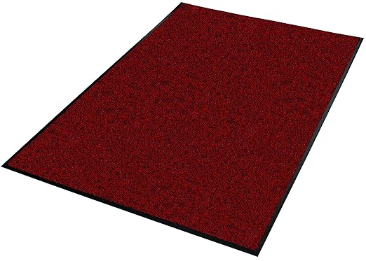 Guardian 94020315 Platinum Series Indoor Wiper Floor Mat, 2' x 3', Red