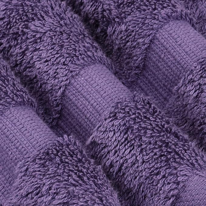Chakir Turkish Linens 100% Cotton 4-Pack Bath Towels 27x54, Plum | Premium - Image 3