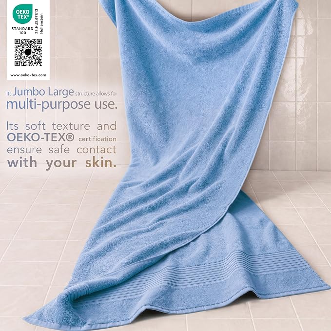 Cotton Paradise 100% Cotton Hand Towels, 2 Piece 35x70 Hand Bath Towels - Image 3