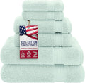 American Veteran Towel, 100% Cotton Turkish 6 Piece Towel Set, Luxury Towels by AmericanVeteranTowel
