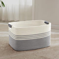72L Large Woven Laundry Basket Hamper by SunNewt