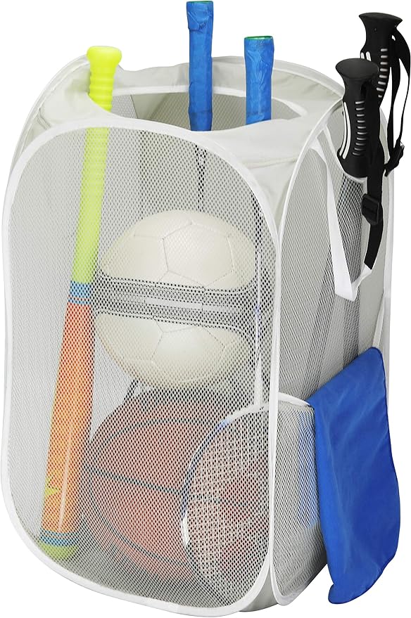Simple Houseware Mesh Pop-Up Laundry Hamper - Image 4