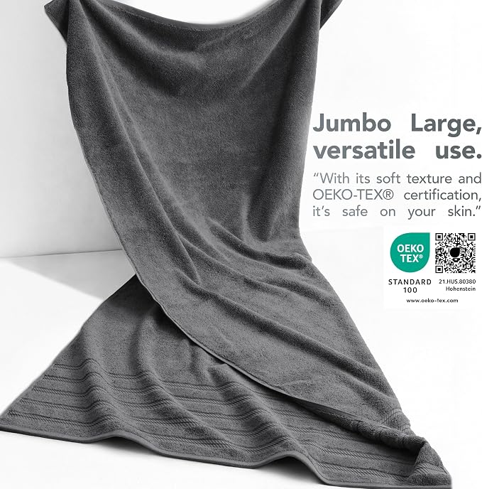 American Soft Linen 100% Cotton Luxury Turkish Towels, 35x70 XL Bath Sheet | - Image 3