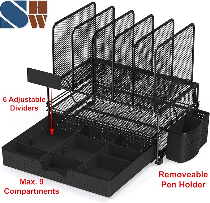 Simple Houseware Desk File Organizer - Image 3