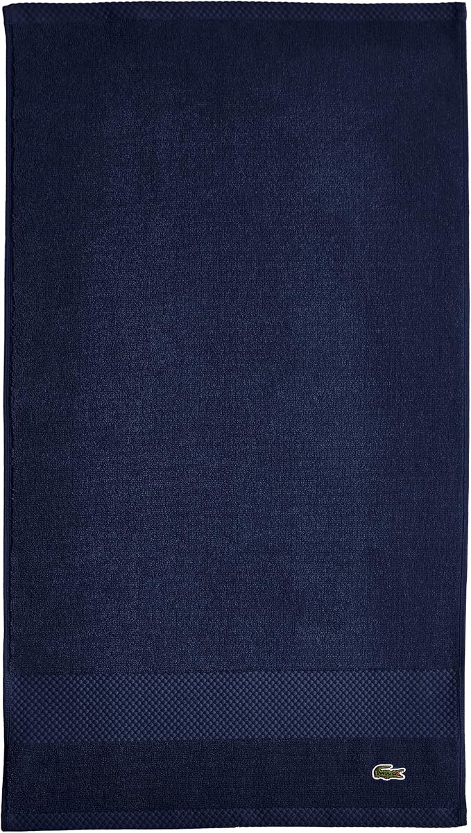Lacoste Heritage 100% Supima Cotton Hand Towel 16" x 30", Premium Super Soft by Unknown