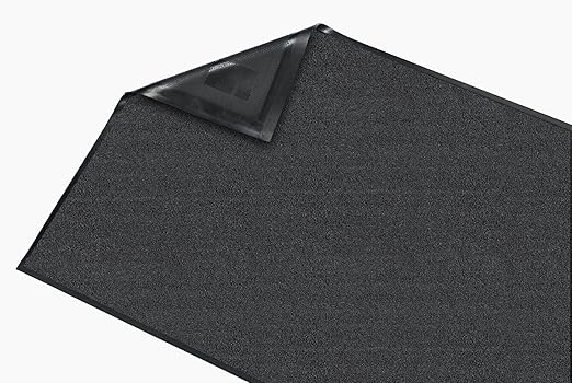 Guardian - 20217 Platinum Series Indoor Wiper Floor Mat, Rubber with Nylon Carpet, 3'x6', Grey