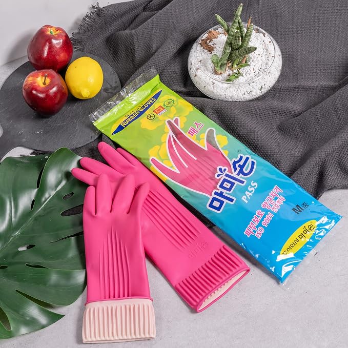 MAMISON Pass Quality Non-Slip Reusable Rubber Gloves. Kitchen & Cleaning House - Image 7