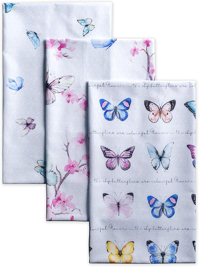 Maison d' Hermine Kitchen Towels Set of 3 Reusable 100% Cotton 27.50" x 20" by MaisondHermine