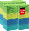 HOMEXCEL Microfiber Cleaning Cloth 400 PK, Towels by HOMEXCEL
