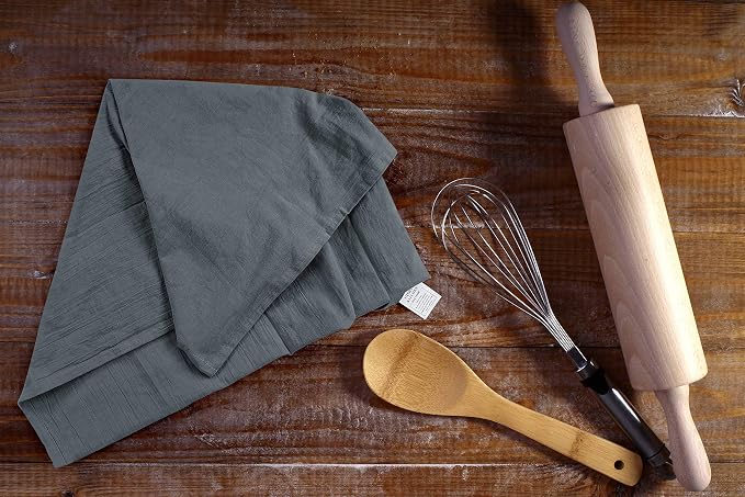 Utopia Kitchen Light Grey Flour Sack Towels 100% Cotton | Tea Towels - Image 8