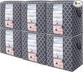 Storage Bags 6 Pack 100L Clothes Organization and Storage Containers | Large by WiseLife