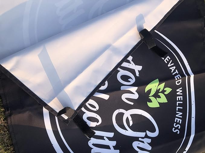 Custom Canopy Pop Up Tent 10x10 with Logo, Personalized Pop Up Canopy for Tradeshow, Customized Canopy Advertising Outdoor Tent (top Canopy+one Full Wall+Two Small Side Wall+13kg Frame (600 D))
