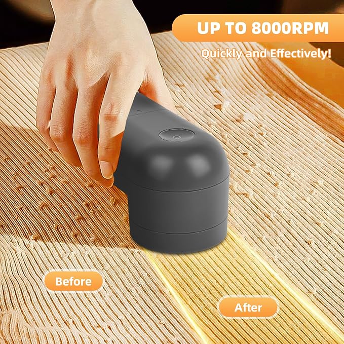 Electric Fabric Shaver and Lint Remover, Portable Fuzz Remover - Image 2