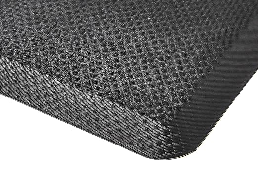Amazon Basics 3/4" Rectangular Durable Anti-Fatigue Ergo Comfort Standing Mat, 32x20, Black