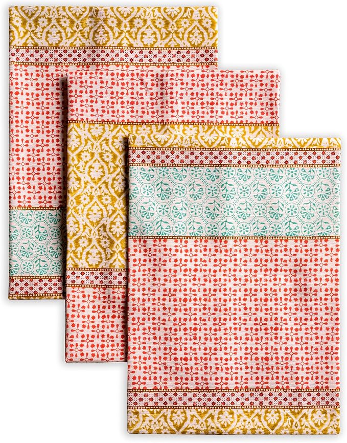 Maison d' Hermine Kitchen Towels Set of 3 Reusable 100% Cotton 27.50" x 20" by MaisondHermine