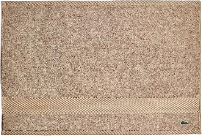 Lacoste Heritage 100% Supima Cotton Tub Mat 21" x 31", Sand | Highly Absorbent by Unknown
