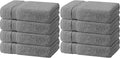 White Classic Light Gray Bath Towels 27x54 Inch, Cotton Towel Set by WhiteClassic