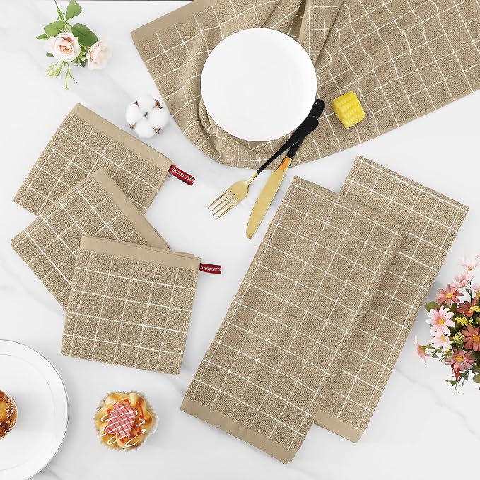 Homaxy Kitchen Towels and Dishcloths Set - Image 6