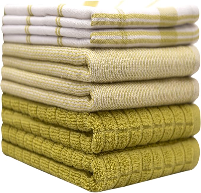 Premium Kitchen Towels 6 Pack 100% Cotton - Image 2