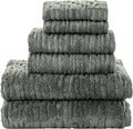 SKL Home CloudSoft Bath Towel Set, 100% Cotton Luxury, 2 hand towels, 2 by SKLHomebySaturdayKnightLtd