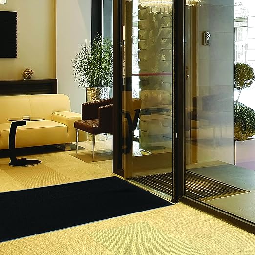 Guardian 94041635 Platinum Series Indoor Wiper Floor Mat, 4' x 16', Black
