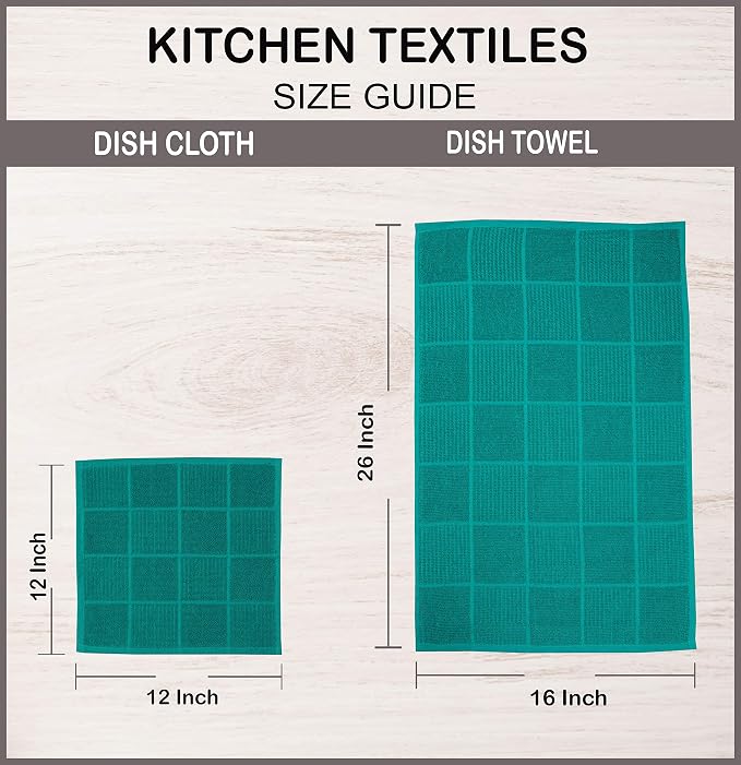 AMOUR INFINI Dish Cloths for Washing Dishes Set of 8 - Image 4