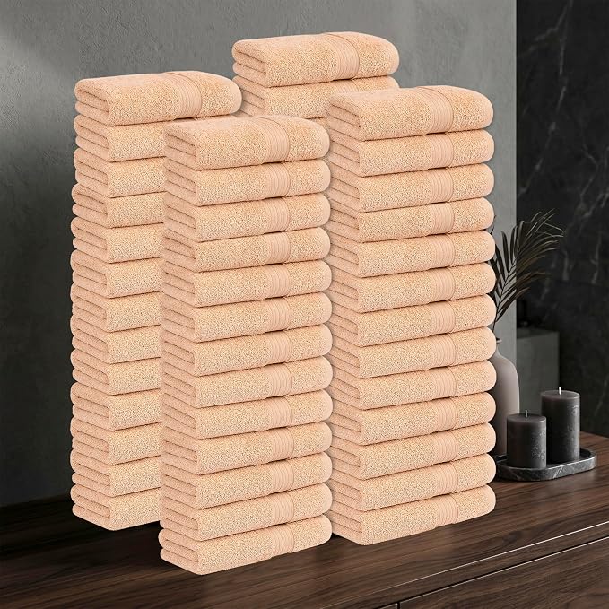 100% Cotton Hand Towels 18x28 Inches, 600 GSM, Soft & Absorbent - Image 2