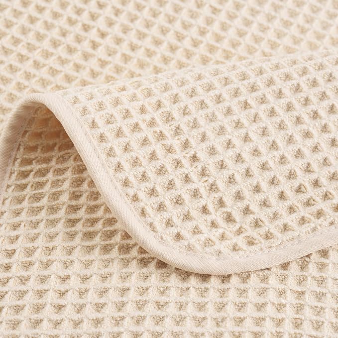POLYTE 430 GSM Poly Blend Microfiber Quick Dry Waffle Hand Towel, 16x30 in | 4 - Image 5