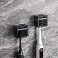2 PCS Toothbrush Holder Wall Mounted by LUEXBOX