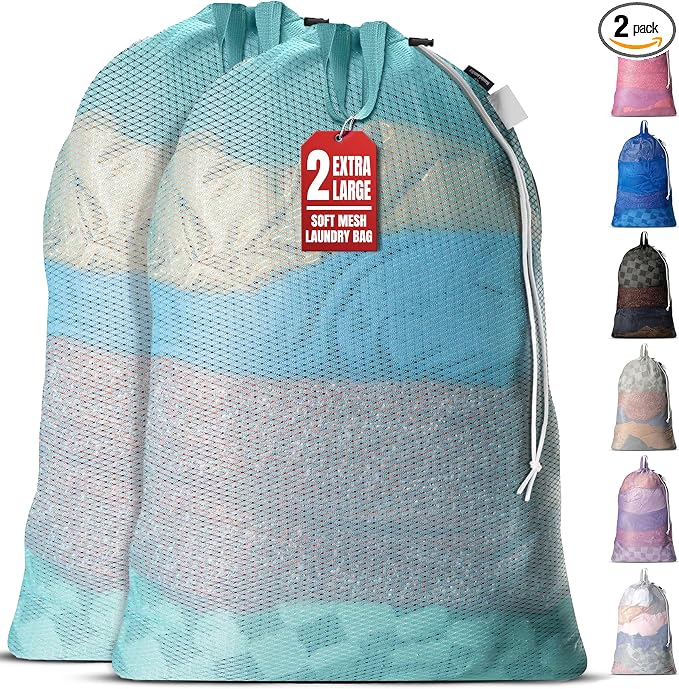 Handy Laundry Mesh XL Laundry Bag 24"x36" 2-Pack by Handy+Laundry