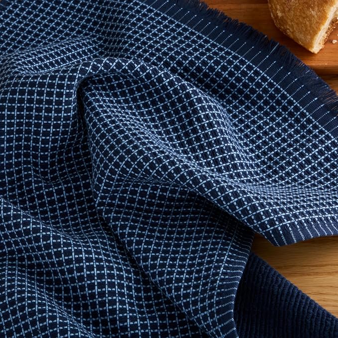 KitchenAid Gourmet Series Gridlines Kitchen Towels 3-Pack Set, 100% Cotton - Image 5