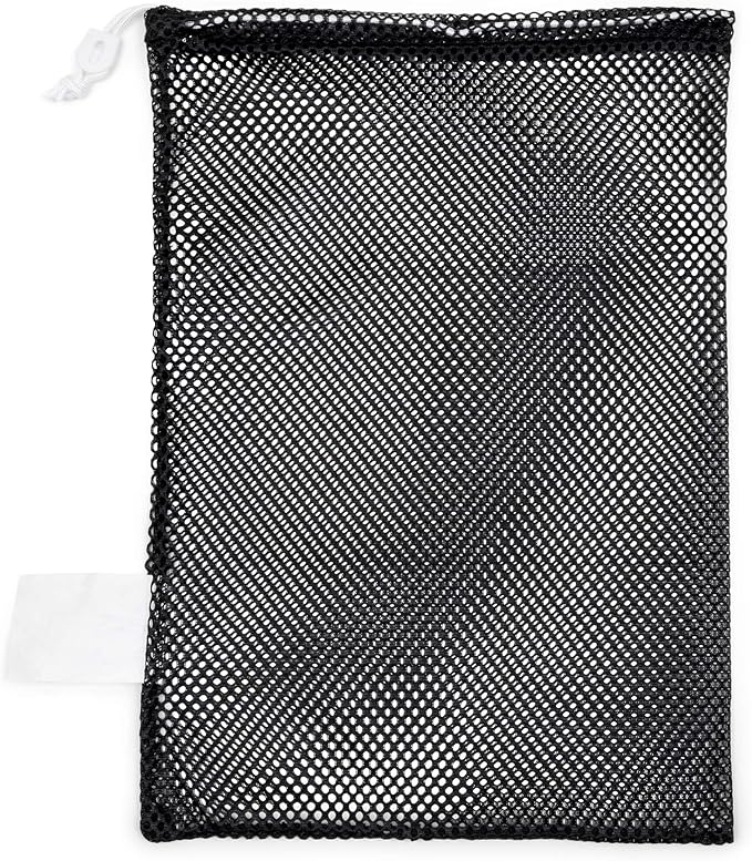 Champion Sports Mesh Equipment Bag – Heavy-Duty Nylon Drawstring Bag by ChampionSports